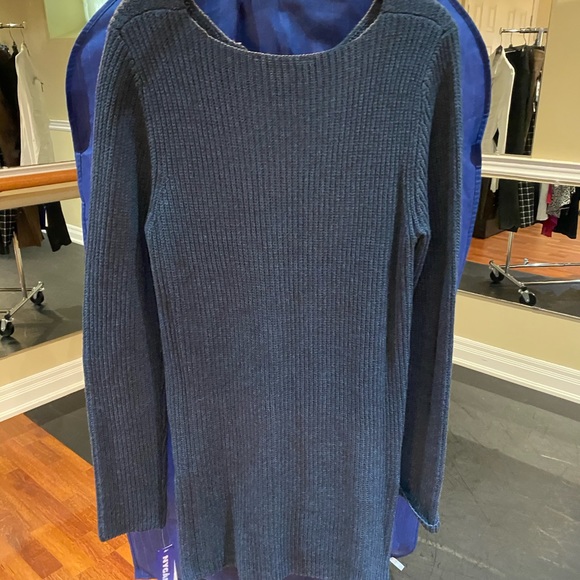 Long Grey Nygård Women's Sweater Size Medium - Picture 4 of 6